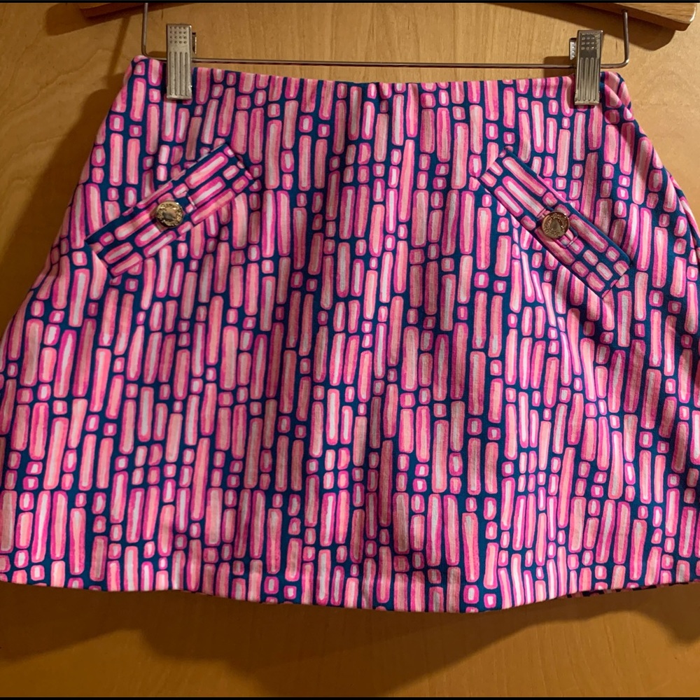 Women’s Lily Pulitzer Pink and Turquoise Skort